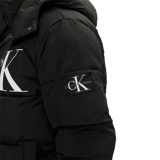 Calvin Klein Ανδρικό μπουφάν Crinkle Nylon Hooded Puffer Jacket